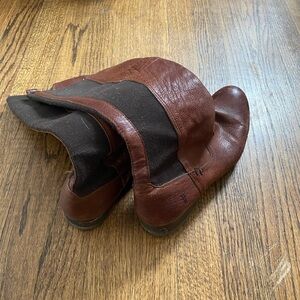 Frye Women's Brown Leather Heeled Boots